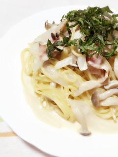 簡単★きのことベーコンのクリームパスタ-レシピのメイン写真