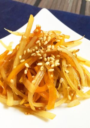 カツオールで旨味たっぷり☆きんぴらごぼう-レシピのメイン写真