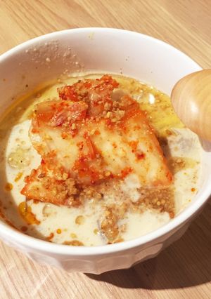 ピリ辛鶏団子豆乳スープ-レシピのメイン写真