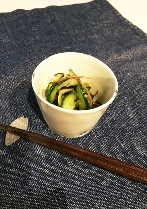 5分で完成！キュウリとナスの酢の物-レシピのメイン写真