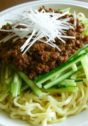 肉味噌でジャージャー麺-レシピのメイン写真