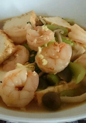 自信作☆豆腐とえびの中華風トロトロ煮♡-レシピのメイン写真