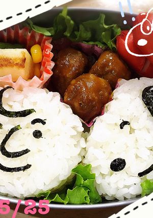 スヌーピーお弁当2-レシピのメイン写真