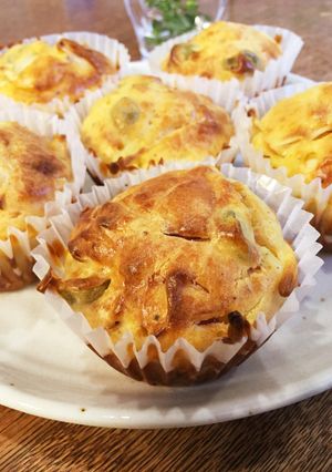 玉ねぎとベーコンのおかずマフィン-レシピのメイン写真