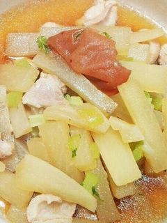 大根の鶏肉のさっぱり梅煮☆☆☆-レシピのメイン写真