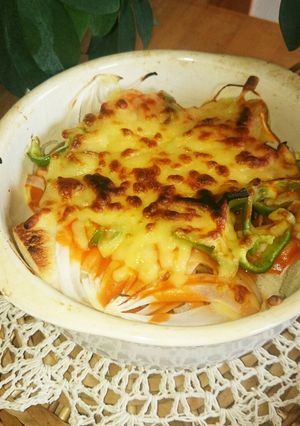 簡単！時短！朝ごはんに！パンdeピザ！-レシピのメイン写真