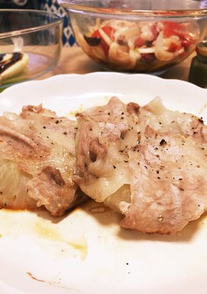 簡単美味☆新玉ねぎのステーキ、肉巻き風-レシピのメイン写真
