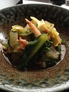 ロメインレタスと桜海老のさっと煮-レシピのメイン写真