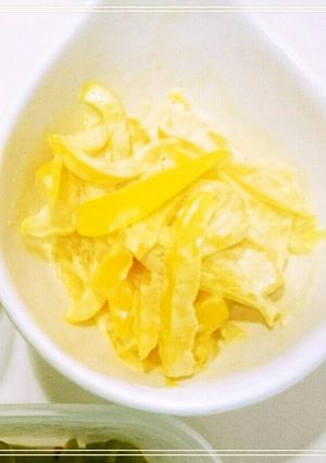 お弁当お野菜おかず：パプリカレモンマヨ-レシピのメイン写真