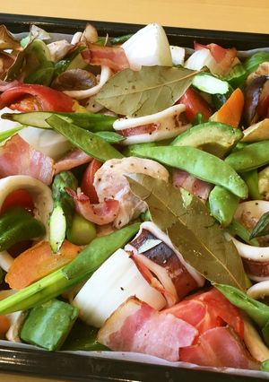 簡単！夏野菜のぎゅうぎゅう焼き-レシピのメイン写真