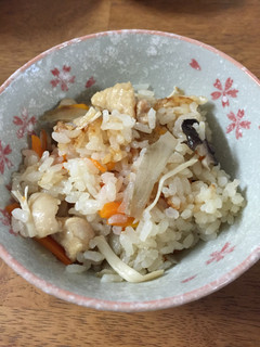 余った鶏皮活用!炊き込みご飯-レシピのメイン写真
