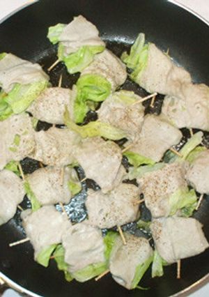 シャキシャキ♪キャベツの豚肉巻き焼き-レシピのメイン写真