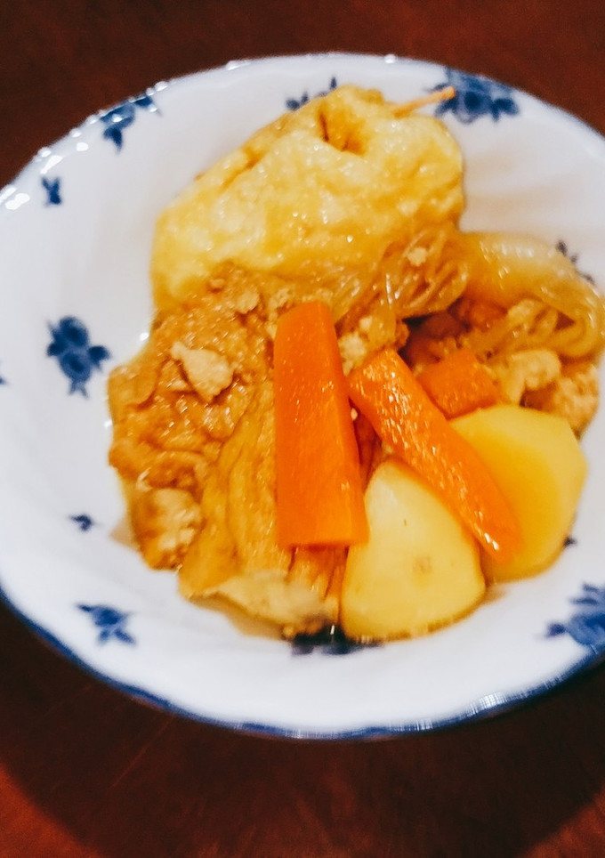 薄揚げ玉子!?と厚揚げの煮物☆-レシピのメイン写真