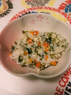 ☆離乳食☆おかゆの混ぜご飯風〜炊飯器で〜-レシピのメイン写真