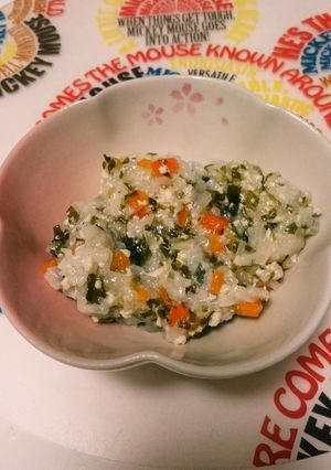 ☆離乳食☆おかゆの混ぜご飯風〜炊飯器で〜-レシピのメイン写真