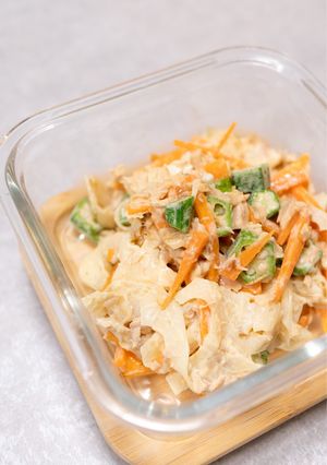 シャキシャキ食感！れんこん和風サラダ-レシピのメイン写真