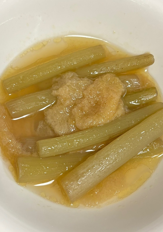 つわ（ツワブキ）と油揚げの炒め煮-レシピのメイン写真