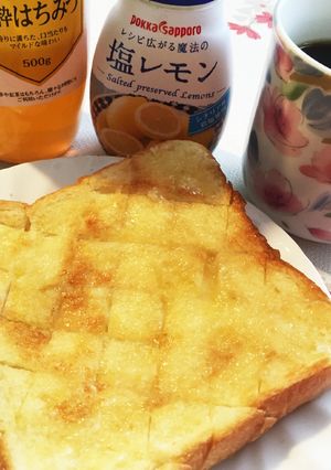 ハニー塩レモントースト-レシピのメイン写真