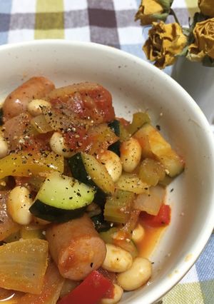 大豆入りラタトゥイユ-レシピのメイン写真