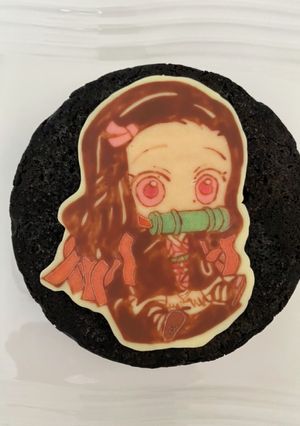 チョコプレート ミニオン　富岡義勇-レシピのメイン写真