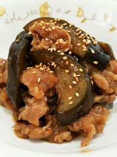 簡単❤ナスと豚肉のしょうが焼き♪-レシピのメイン写真