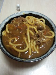 残りカレーでカレーうどん♪-レシピのメイン写真