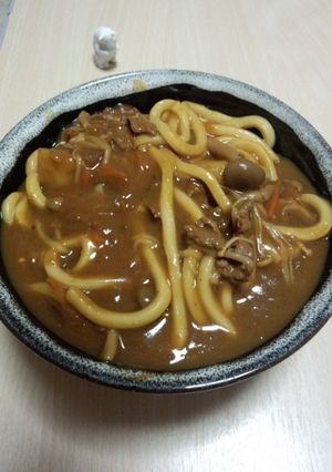 残りカレーでカレーうどん♪-レシピのメイン写真