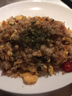 イカの塩辛と高菜チャーハン-レシピのメイン写真