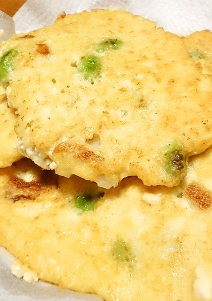 枝豆とちくわと豆腐のふわふわかき揚げ♪-レシピのメイン写真