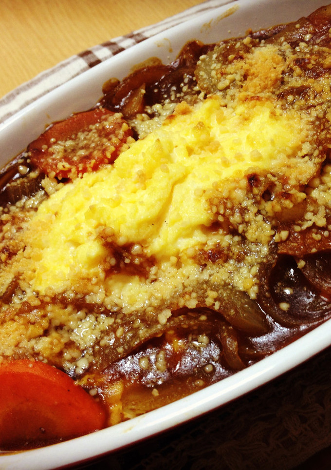 ふわふわ卵の焼きカレーオムライス-レシピのメイン写真
