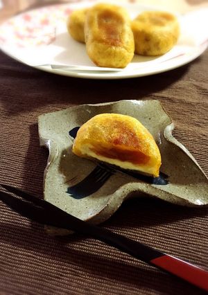 梅クリチ餡の芋餅スイーツ-レシピのメイン写真