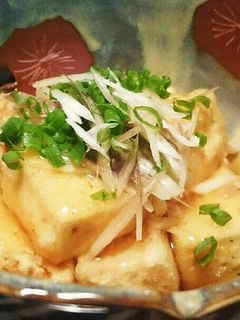 揚げ出し豆腐のみょうがのせ-レシピのメイン写真
