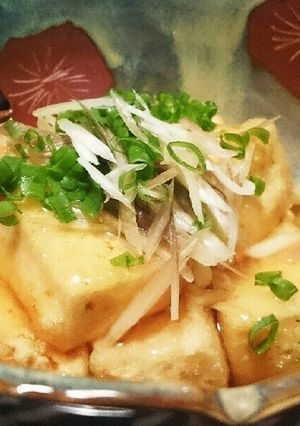 揚げ出し豆腐のみょうがのせ-レシピのメイン写真