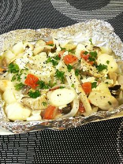 簡単♡鱈とキノコのガーリックバター焼き♪-レシピのメイン写真