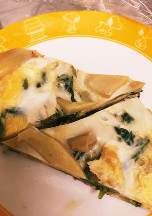 フライパンで薄焼きスパニッシュオムレツ★-レシピのメイン写真