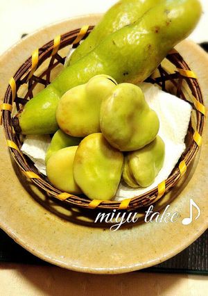 茹でそら豆♪.*・゚ .゚・*.-レシピのメイン写真