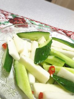 胡瓜と長芋の中華和え-レシピのメイン写真