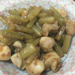 ふきと鶏肉の中華炒め-レシピのメイン写真