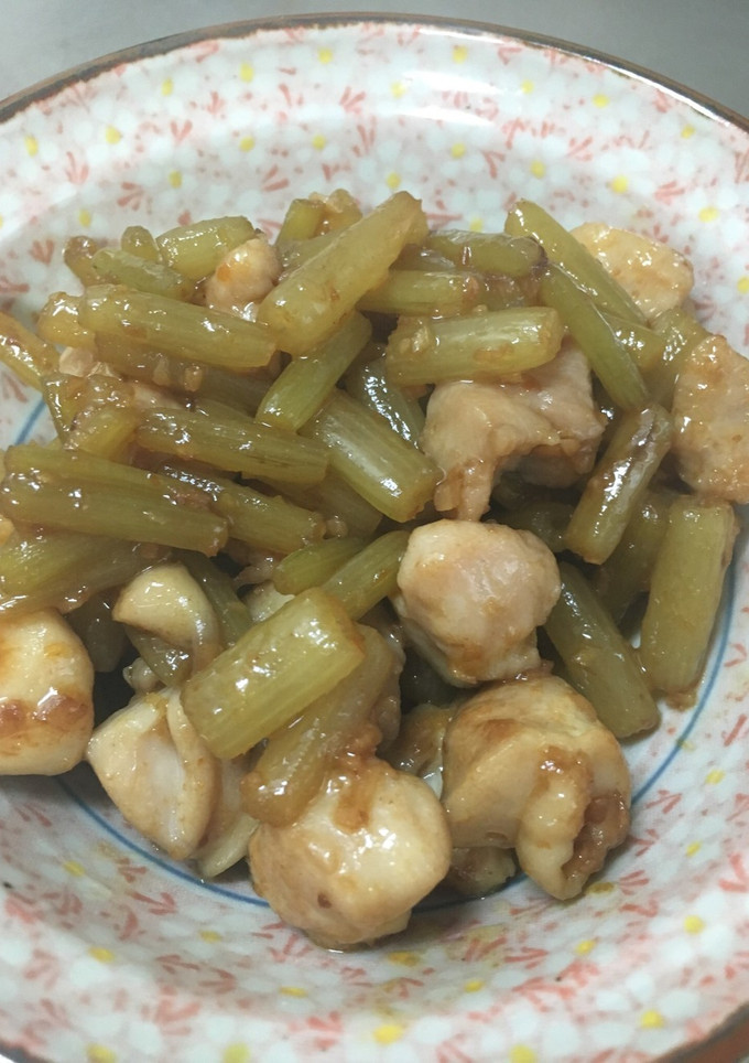 ふきと鶏肉の中華炒め-レシピのメイン写真