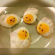 簡単キャラ弁☆しっかりぐでたま目玉焼き小