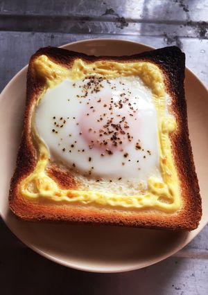 目玉焼きトースト☆ラピュタパン-レシピのメイン写真