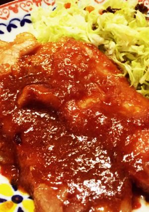 簡単！豚ロースステーキで本格生姜焼き-レシピのメイン写真