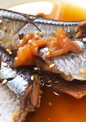 秋刀魚のさっぱり梅干し煮-レシピのメイン写真