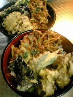 納豆かき揚げ★ヘルシー天丼-レシピのメイン写真