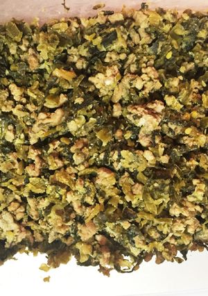 ごま高菜とひき肉炒め（作り置きおかず）-レシピのメイン写真