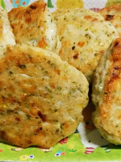 豆腐とすり身の磯風味バーグ-レシピのメイン写真