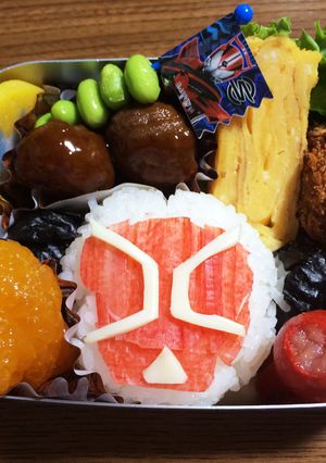 キャラ弁 仮面ライダーウィザード魂-レシピのメイン写真