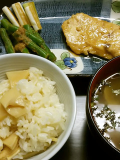 栄養士学生のたけのこ御飯-レシピのメイン写真
