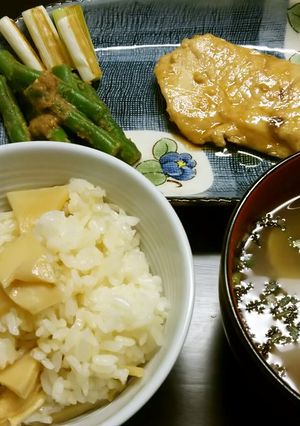 栄養士学生のたけのこ御飯-レシピのメイン写真