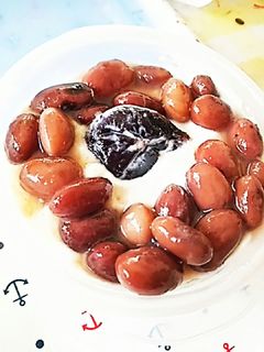 煮豆好きの為に☆プルーンと煮豆ヨーグルト-レシピのメイン写真